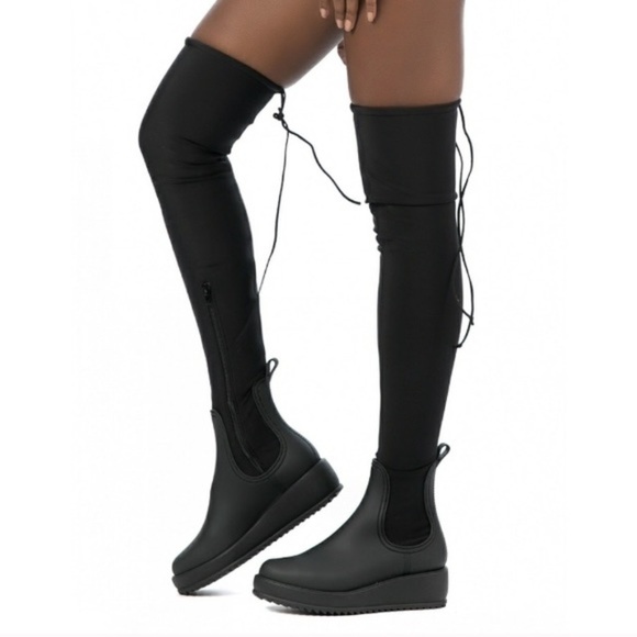 Jeffrey Campbell Over The Knee Boots - Picture 2 of 9
